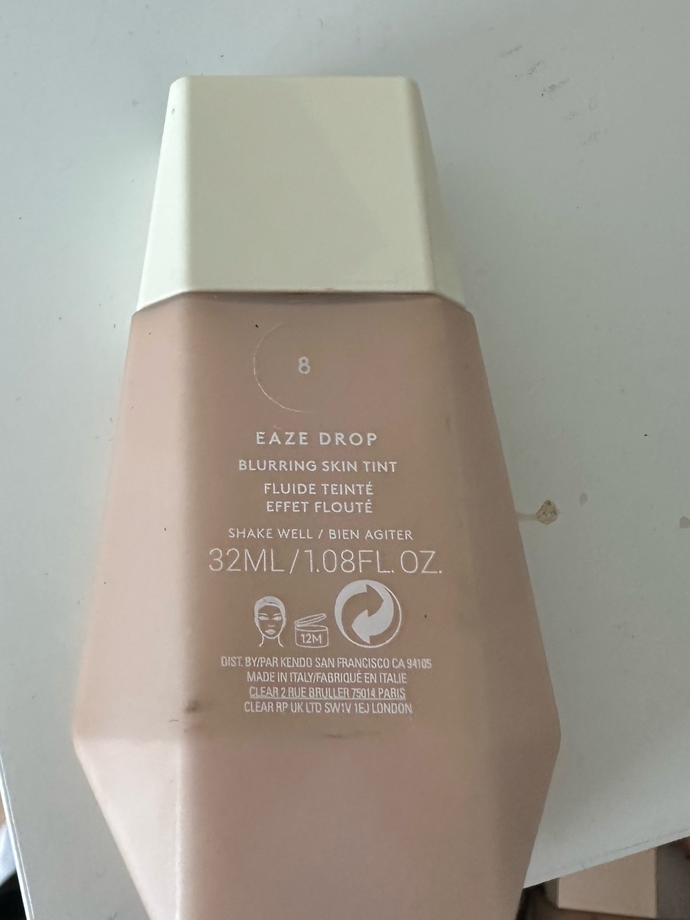 Fenty Beauty Eaze Drop Blurring Skin Tint - Soft Beige (Shade 8)